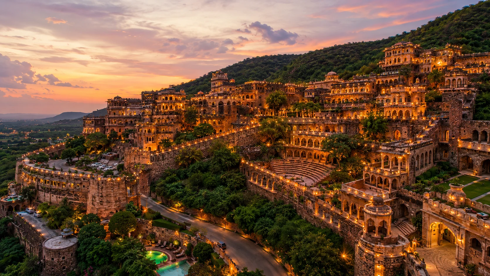 Neemrana Hill Fort Palace